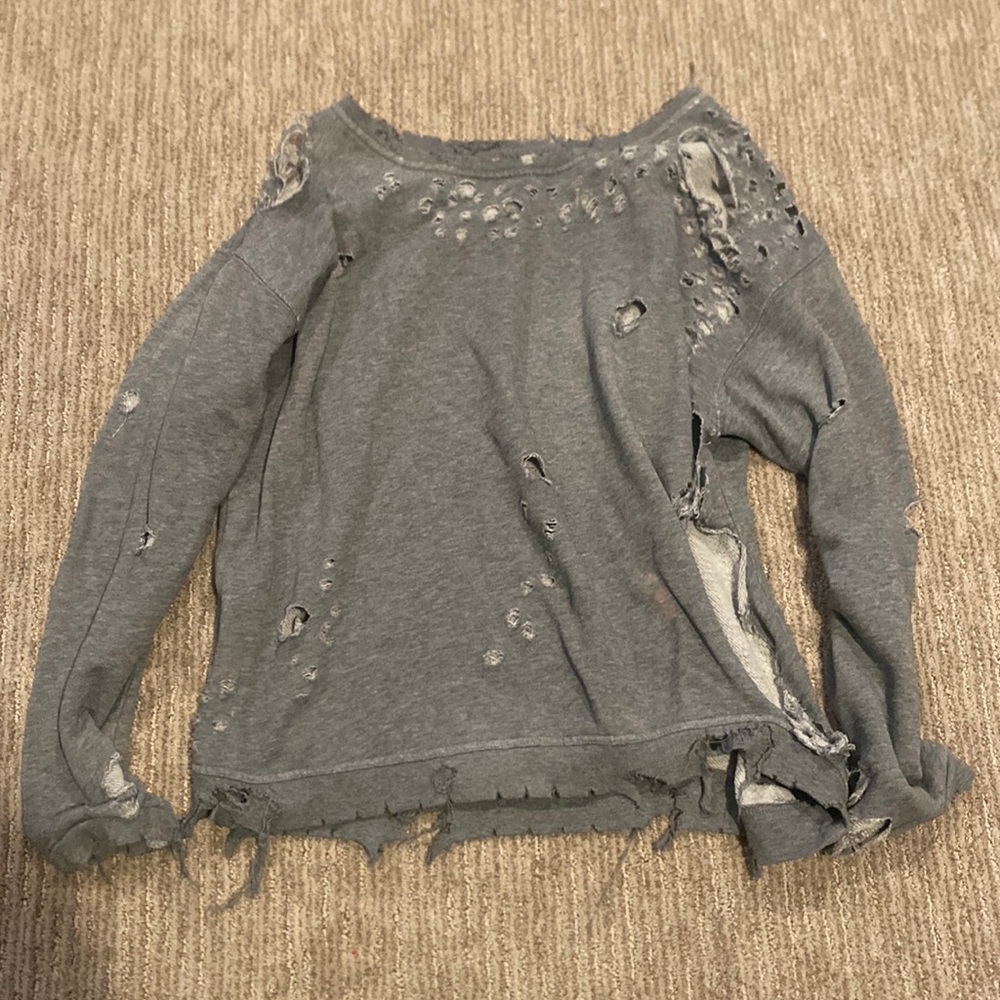 Rta gray pullovers sweatshirt
